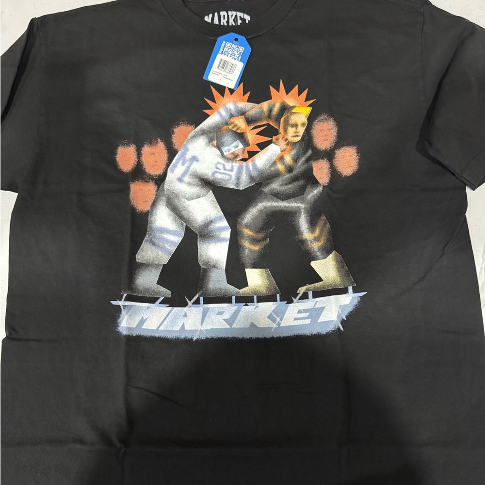 Market “Hands Down” T-Shirt in Black